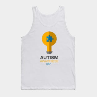 World autism - Awareness day - Puzzle Tank Top